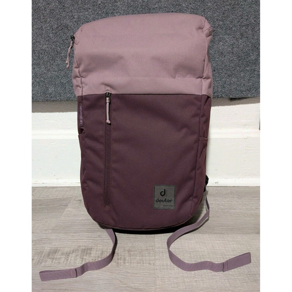 Deuter UP Stockholm Backpack In Purple Contact Travel Work Bag